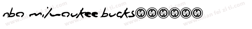 NBA Milwaukee Bucks字体转换